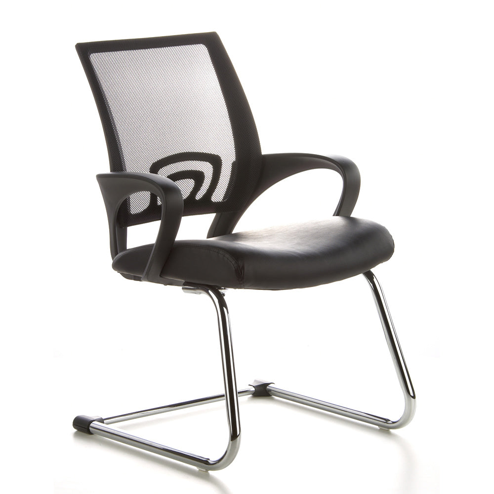 Freischwinger VISTO NET V Schwarz / Chrom
