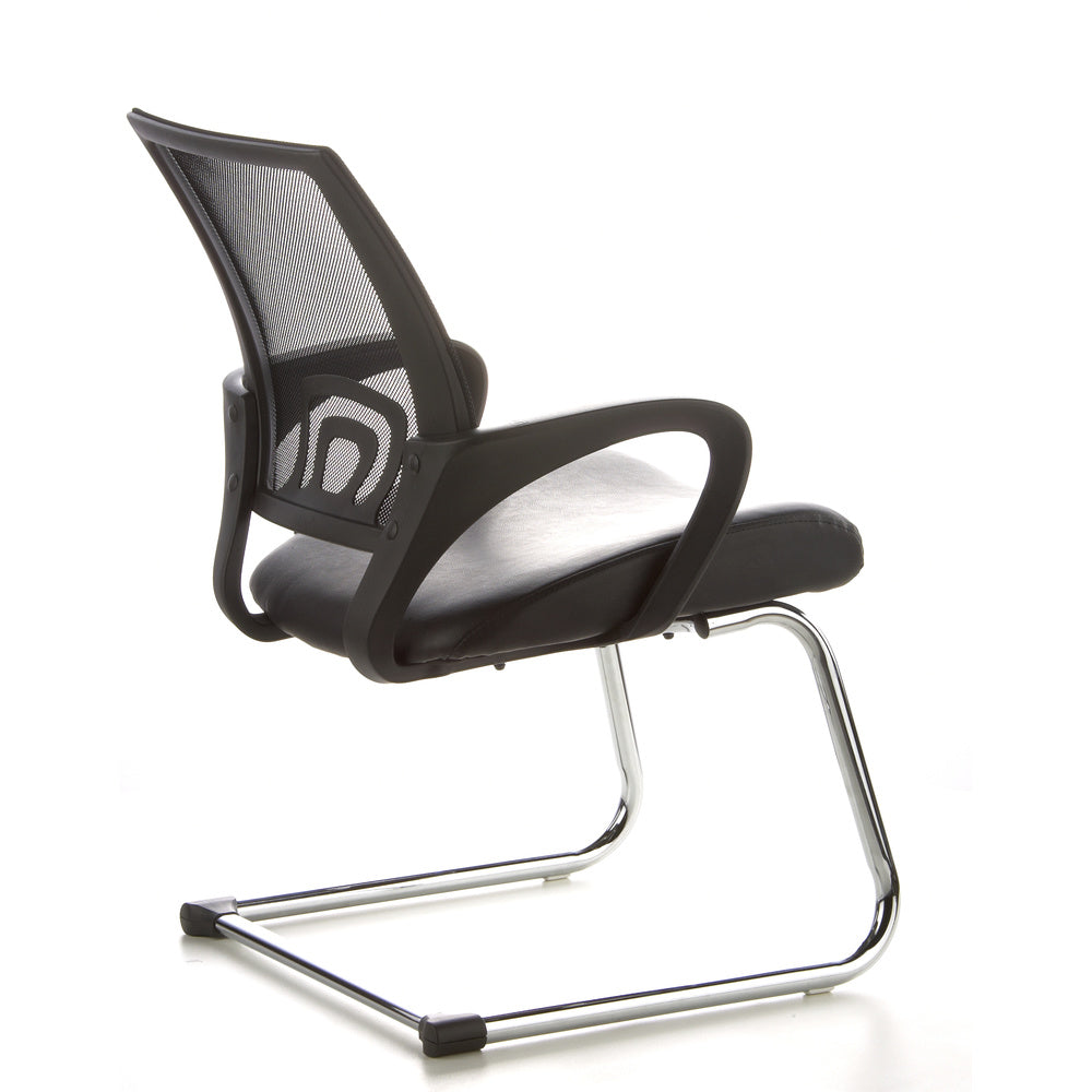 Freischwinger VISTO NET V Schwarz / Chrom