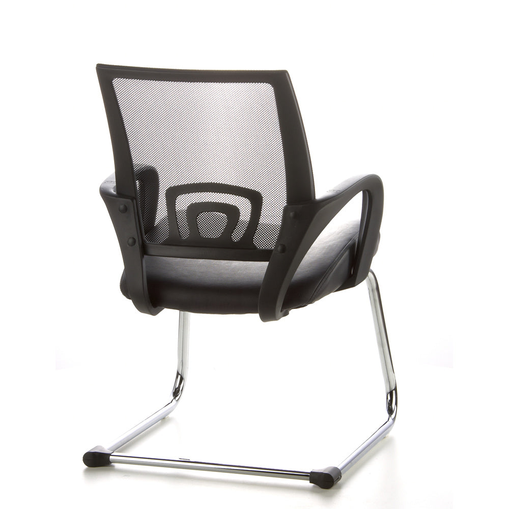 Freischwinger VISTO NET V Schwarz / Chrom