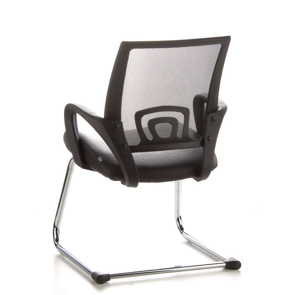 Freischwinger VISTO NET V Schwarz / Chrom