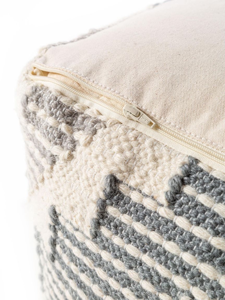 Pouf Wanda 45x45x45 cm Dunkelgrau