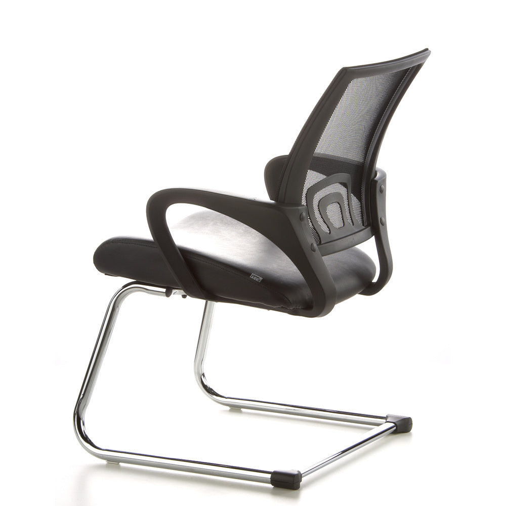 Freischwinger VISTO NET V Schwarz / Chrom