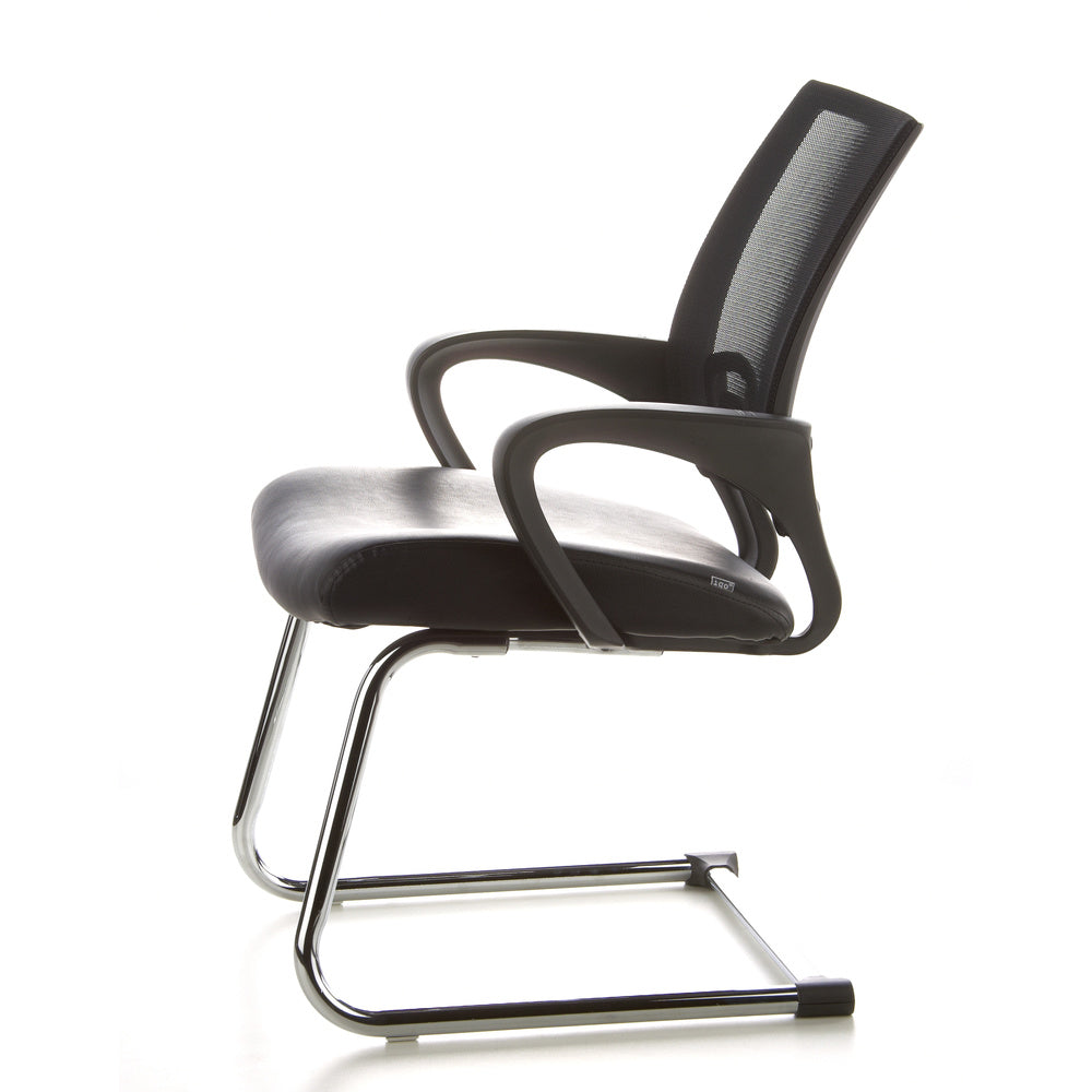 Freischwinger VISTO NET V Schwarz / Chrom