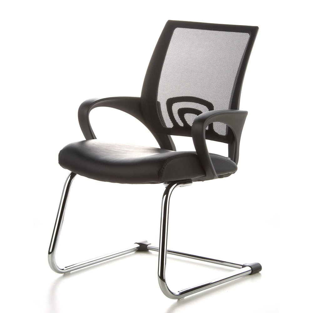 Freischwinger VISTO NET V Schwarz / Chrom