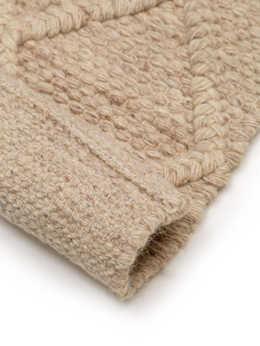 Wollteppich Jake Beige