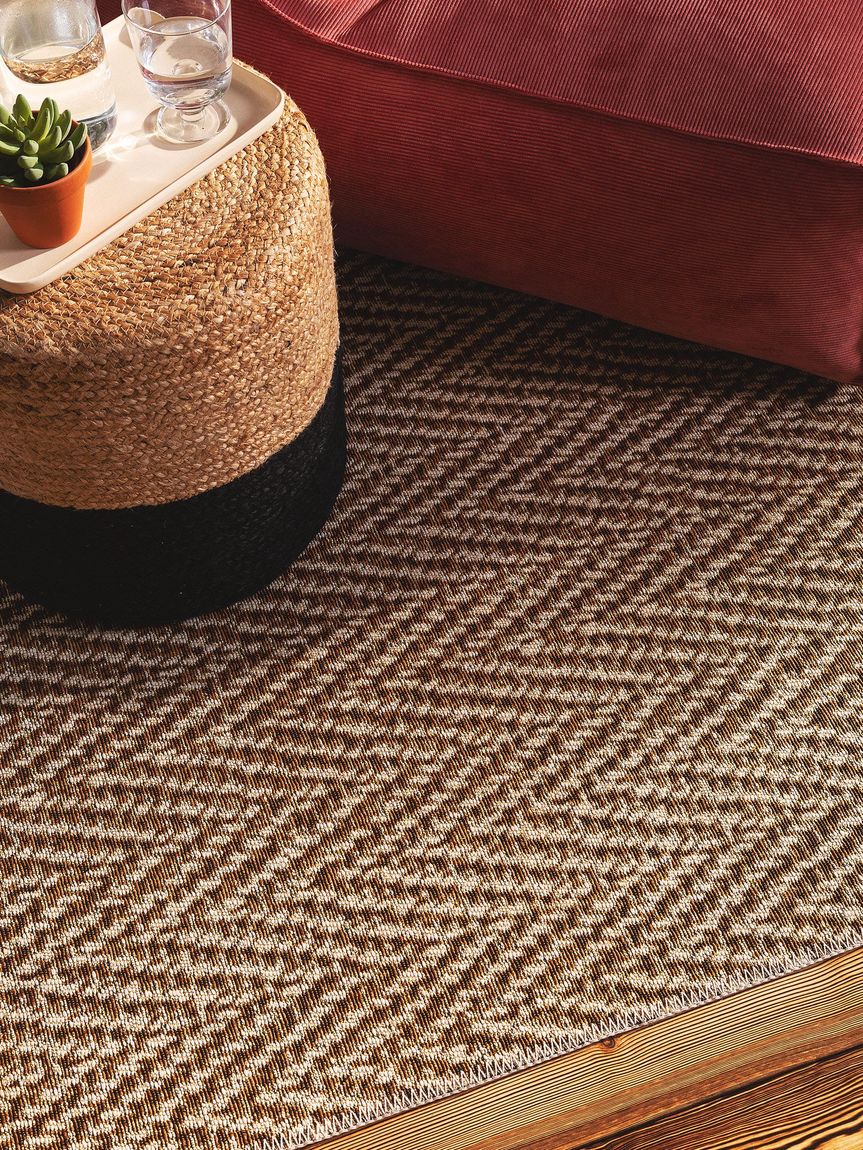 In- & Outdoor Teppich Kenya Creame / Beige