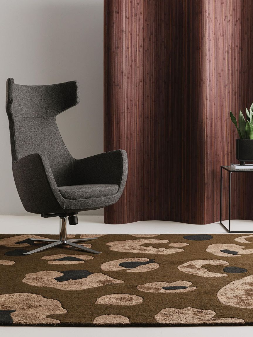 Wollteppich Splendid Khaki