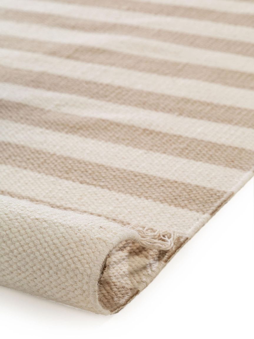 Wollteppich Oasis Beige / Grau