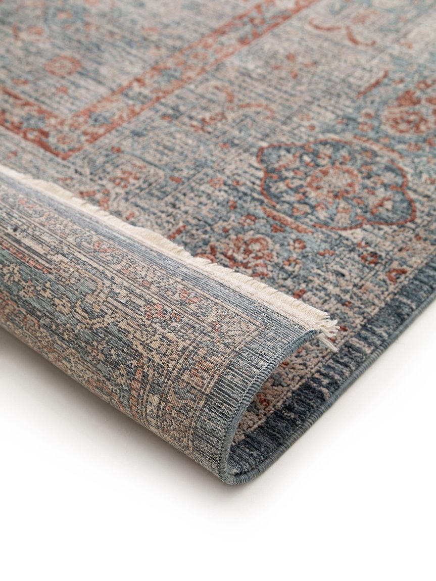 Teppich Juna Bunt / Blau