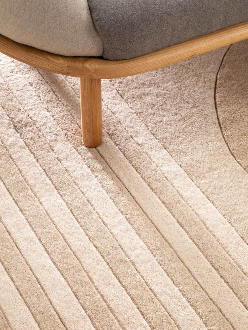 Wollteppich Bent Creame