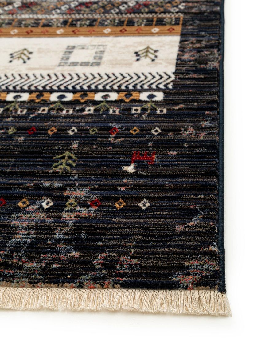 Teppich Mythos Bunt / Grau