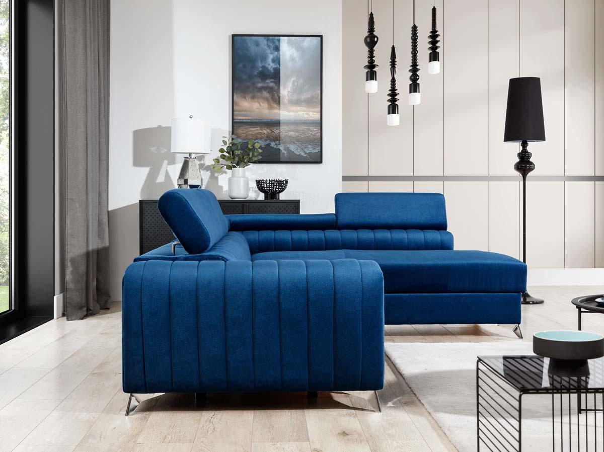 Laurence Ecksofa 278 x 205 cm Dunkelgrau (Webstoff - Paros)