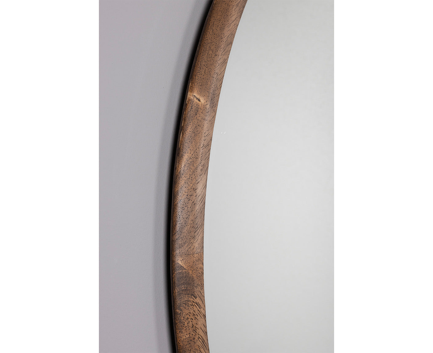 Gale Spiegel Ø80cm Braun