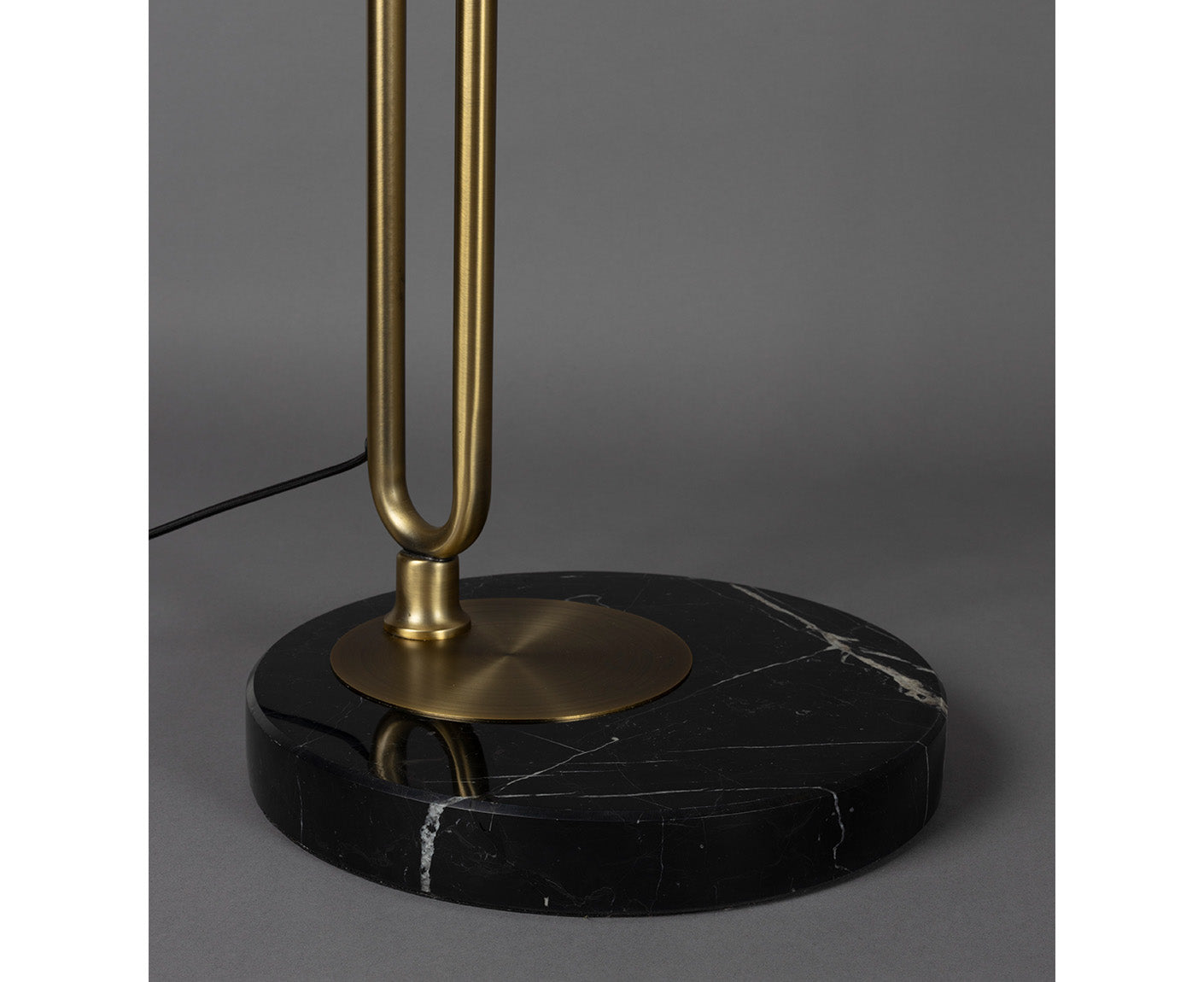 Archie Bogenlampe Stehlampe Beige / Gold