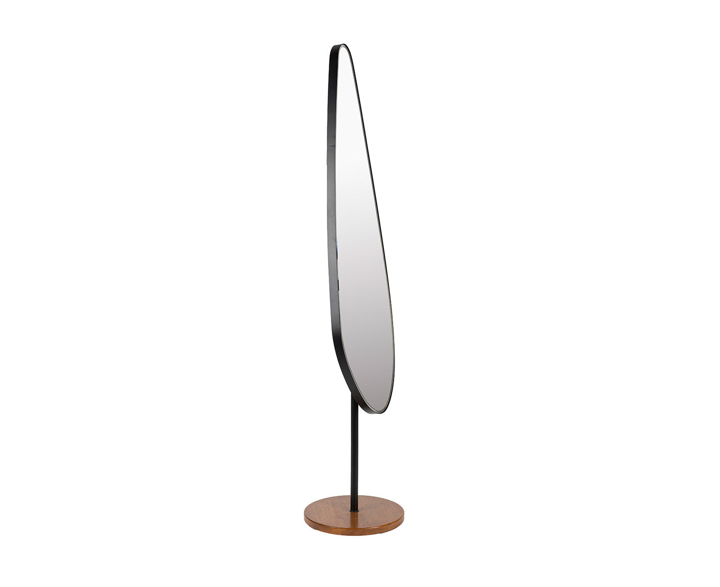 Dropz Standspiegel Schwarz