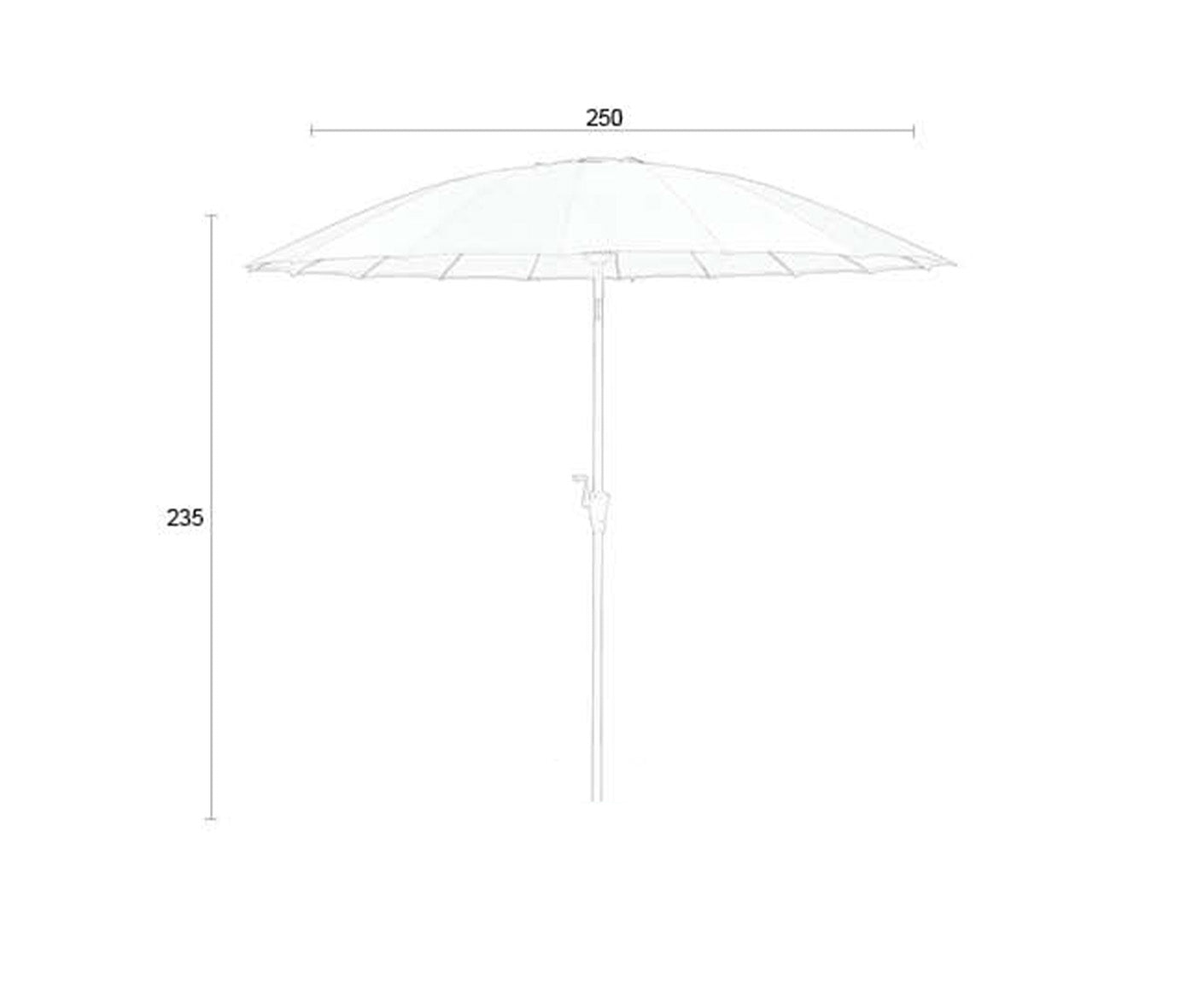 Sunshine Sonnenschirm Ø 250 cm