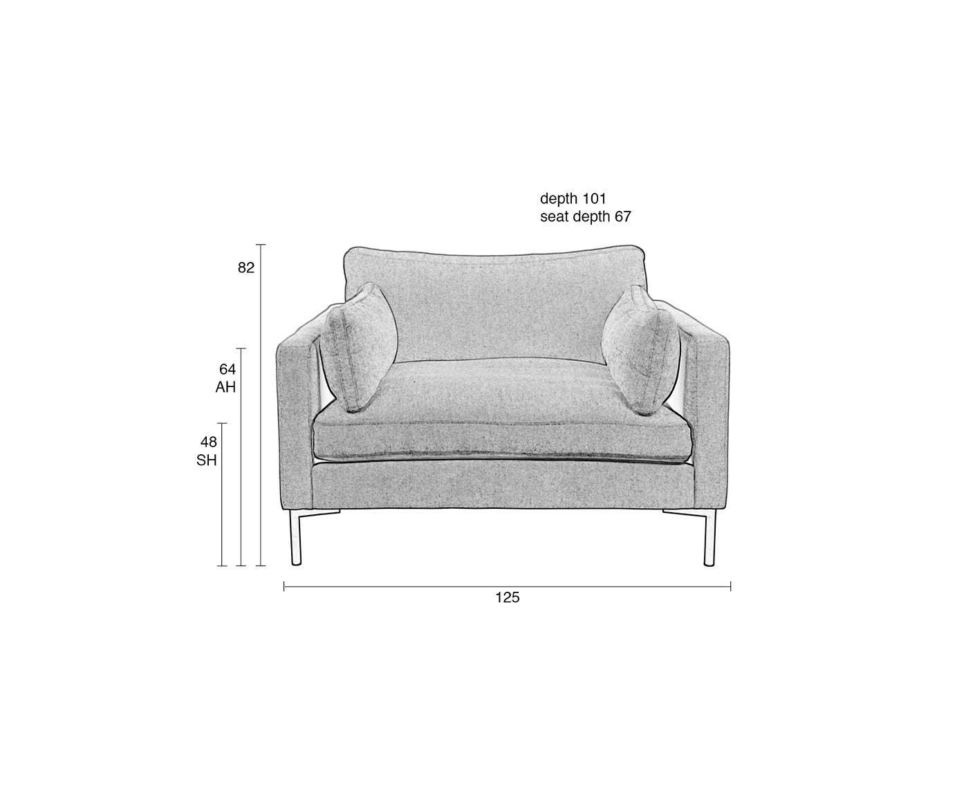 Summer Love Seat Cream