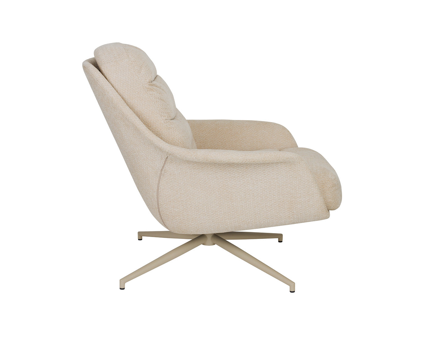 Philly Loungesessel drehbar, Beige