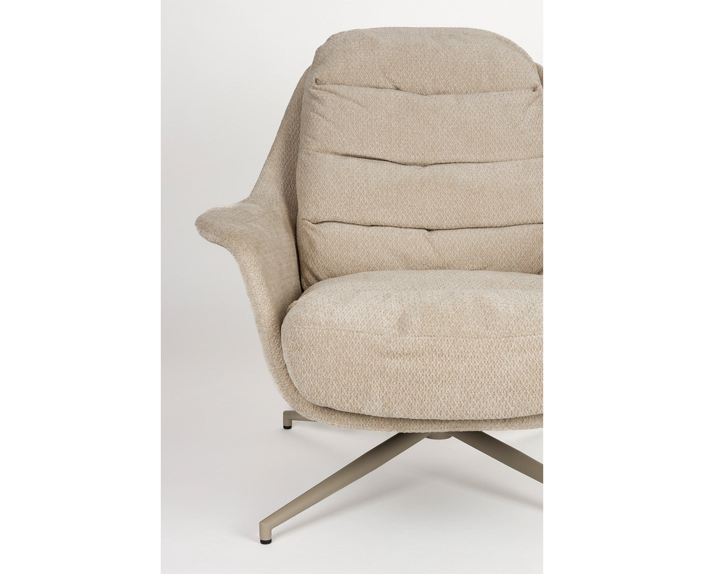 Philly Loungesessel drehbar, Beige