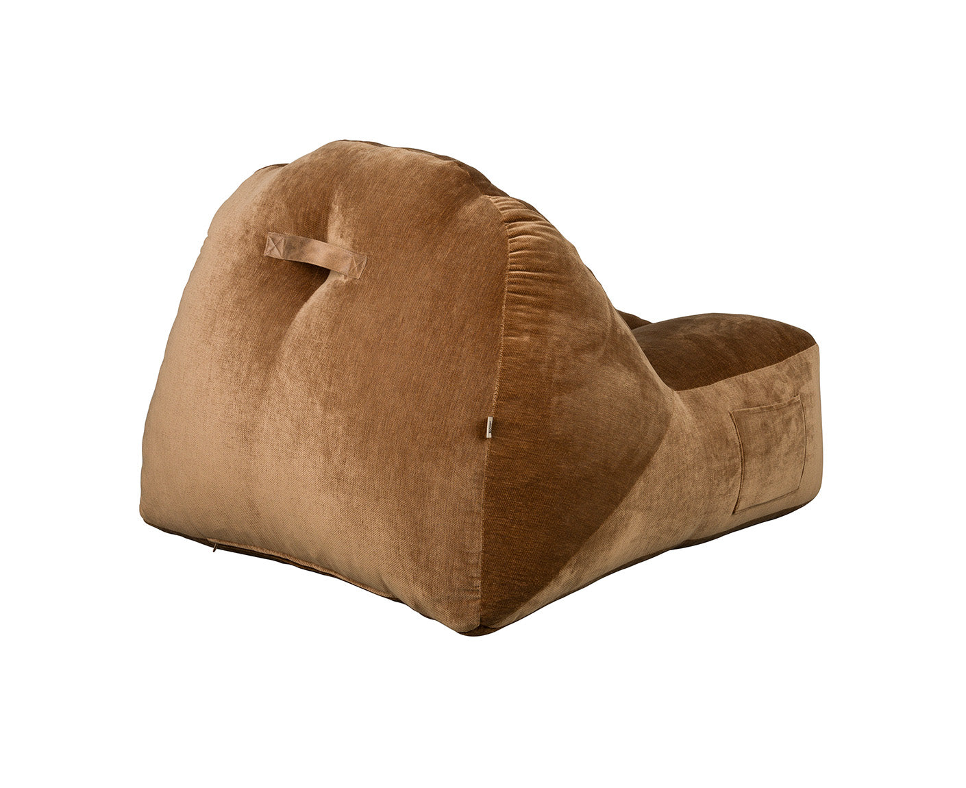 Tombag Sitzsack Samt Braun