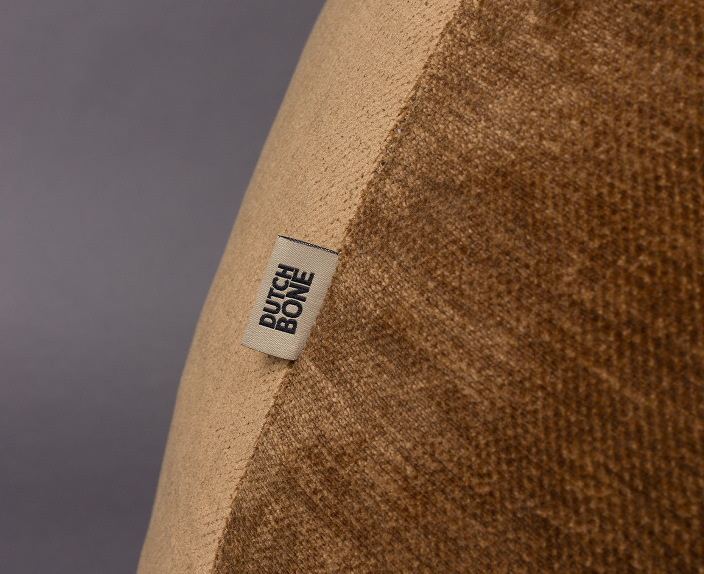 Tombag Sitzsack Samt Braun