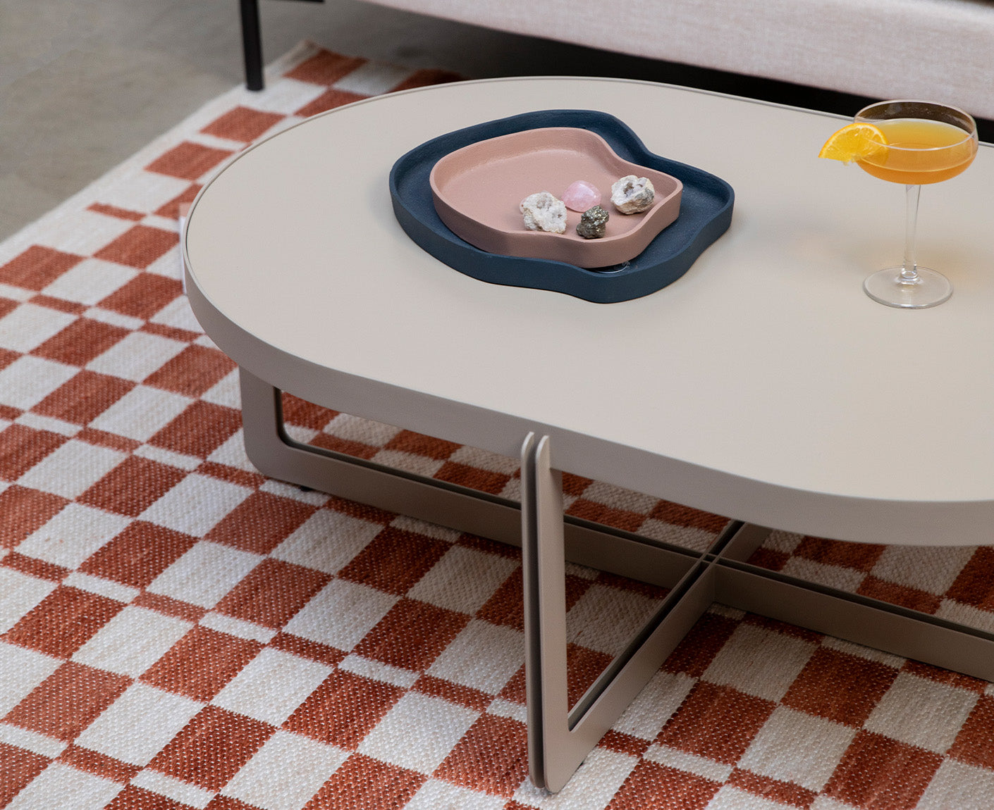 Centre Couchtisch Oval 102 x 68 cm