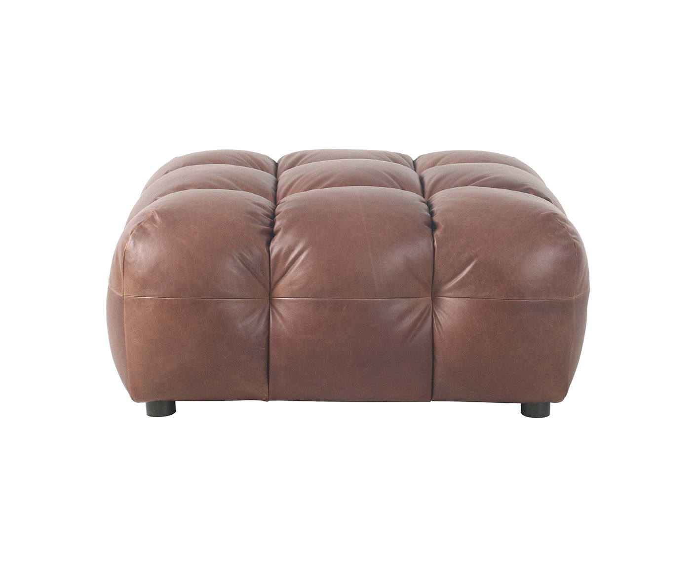Hackman Hocker Leder Cognac