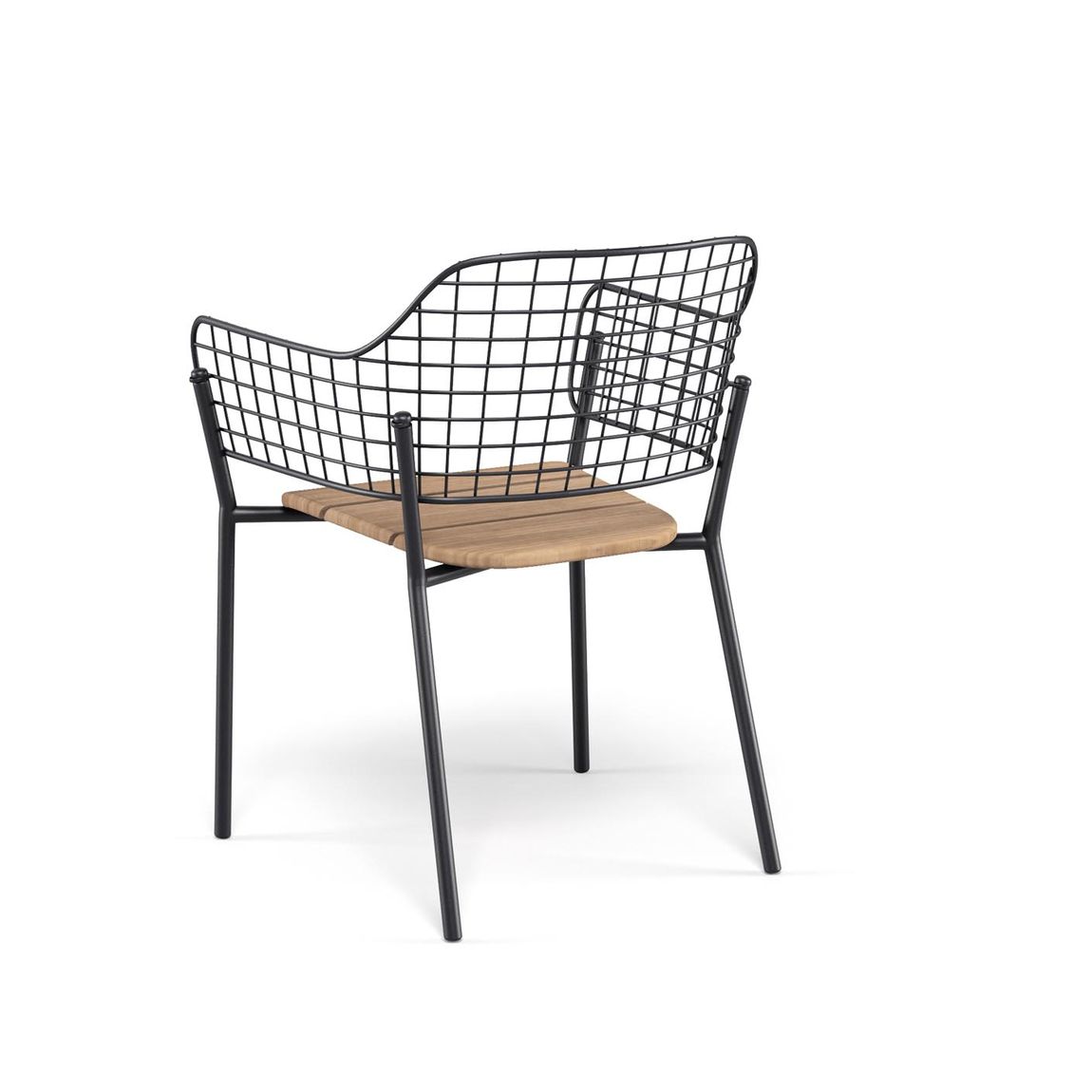 Emu Lyze 2er Set Gartenstühle mit Armlehnen, Teakholz