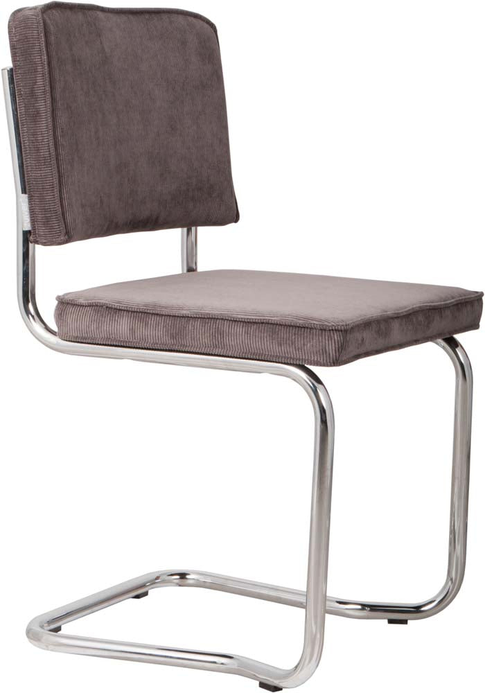 Ridge Kink 2-er Set Stühle Grau