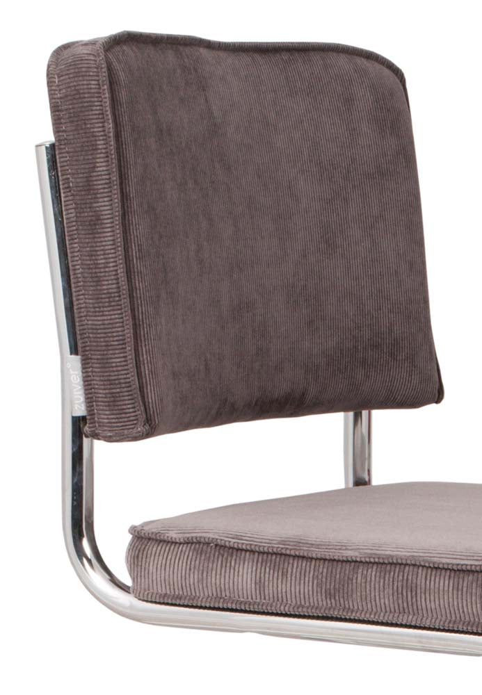 Ridge Kink 2-er Set Stühle Grau