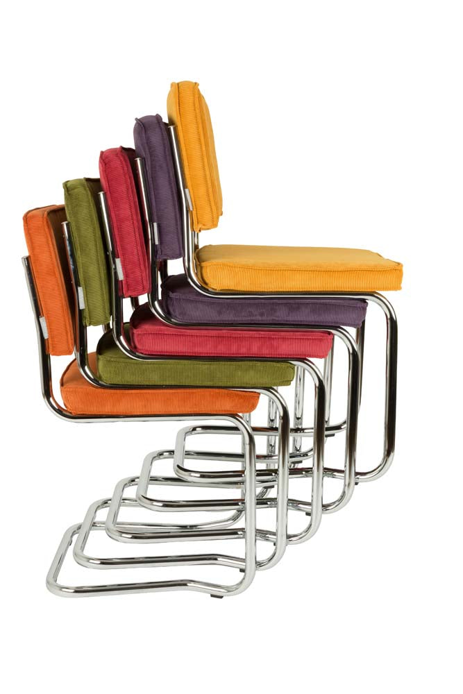Ridge Kink 2-er Set Stühle Grau