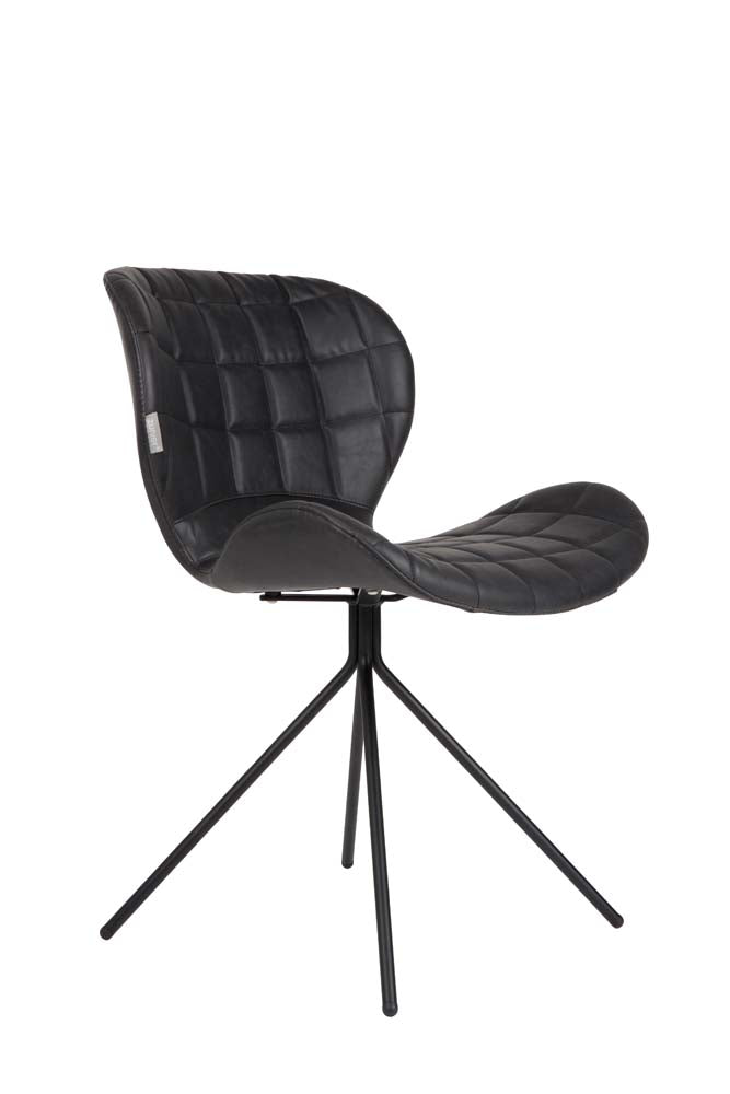 OMG 2-er Set LL Stühle Schwarz