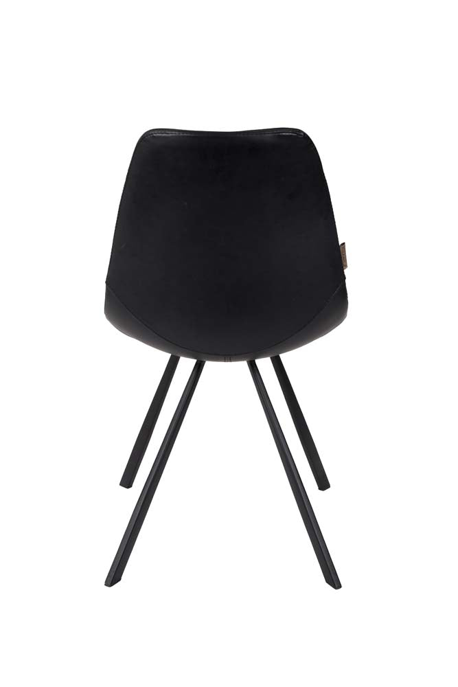 Franky 2-er Set Stühle Schwarz