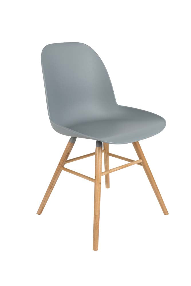 Albert Kuip 2-er Set Stühle Hellgrau