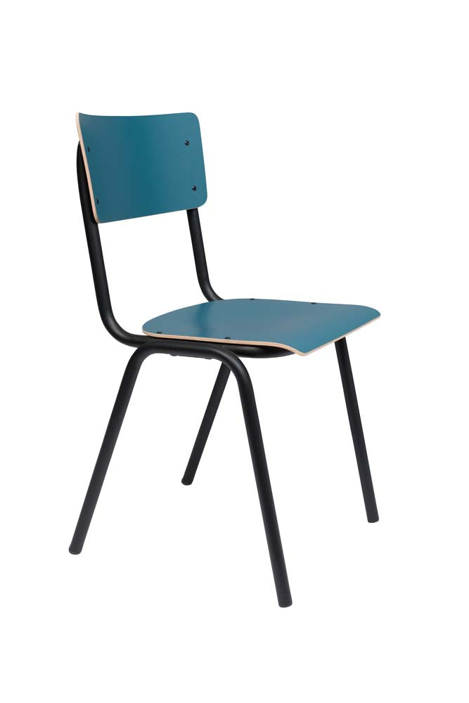 Back to School 4-er Set Stühle mit HPL-Deckschicht Petrol