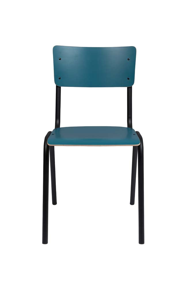 Back to School 4-er Set Stühle mit HPL-Deckschicht Petrol