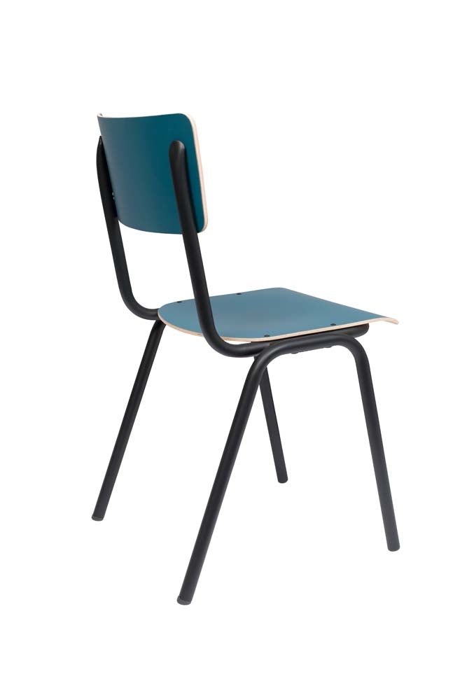 Back to School 4-er Set Stühle mit HPL-Deckschicht Petrol
