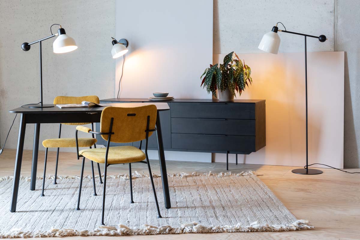 Benson 2-er Set Stühle Gelb