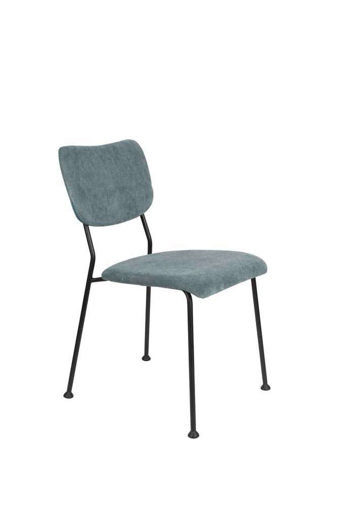 Benson 2-er Set Stühle Grau/Blau