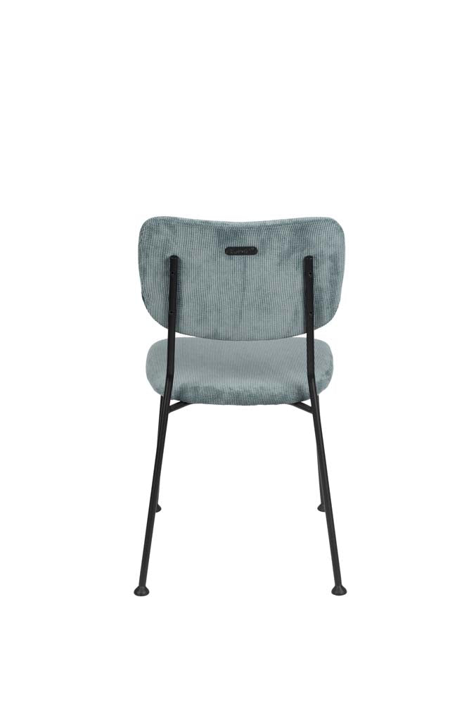 Benson 2-er Set Stühle Grau/Blau
