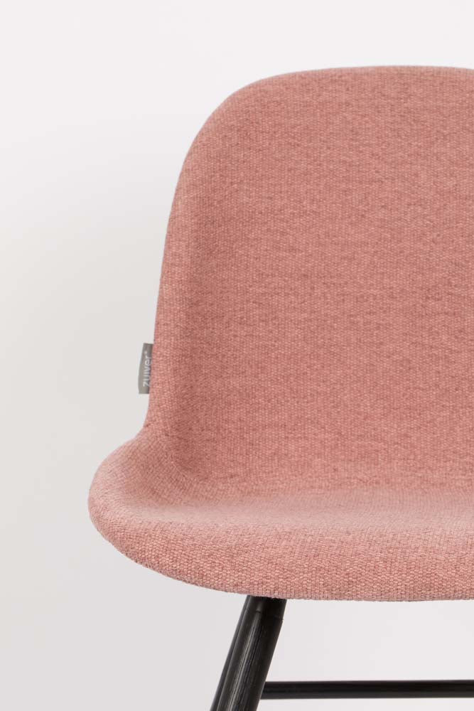 Albert Kuip 2-er Set Stühle Rosa