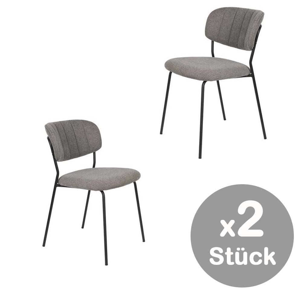 Jolien 2er Set Stühle Gold