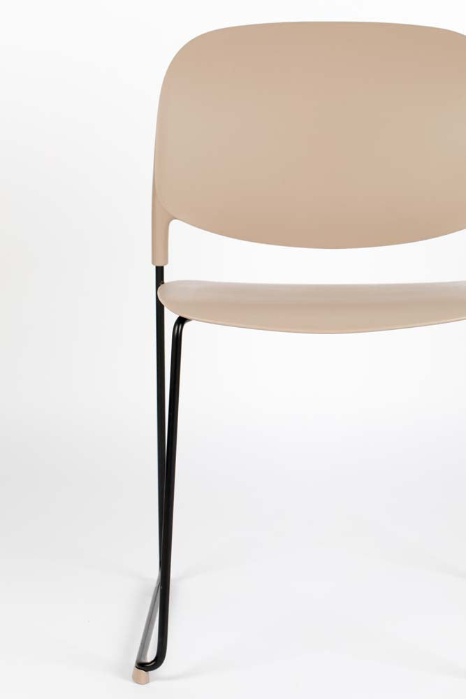 Stacks 4-er Set Stühle Beige