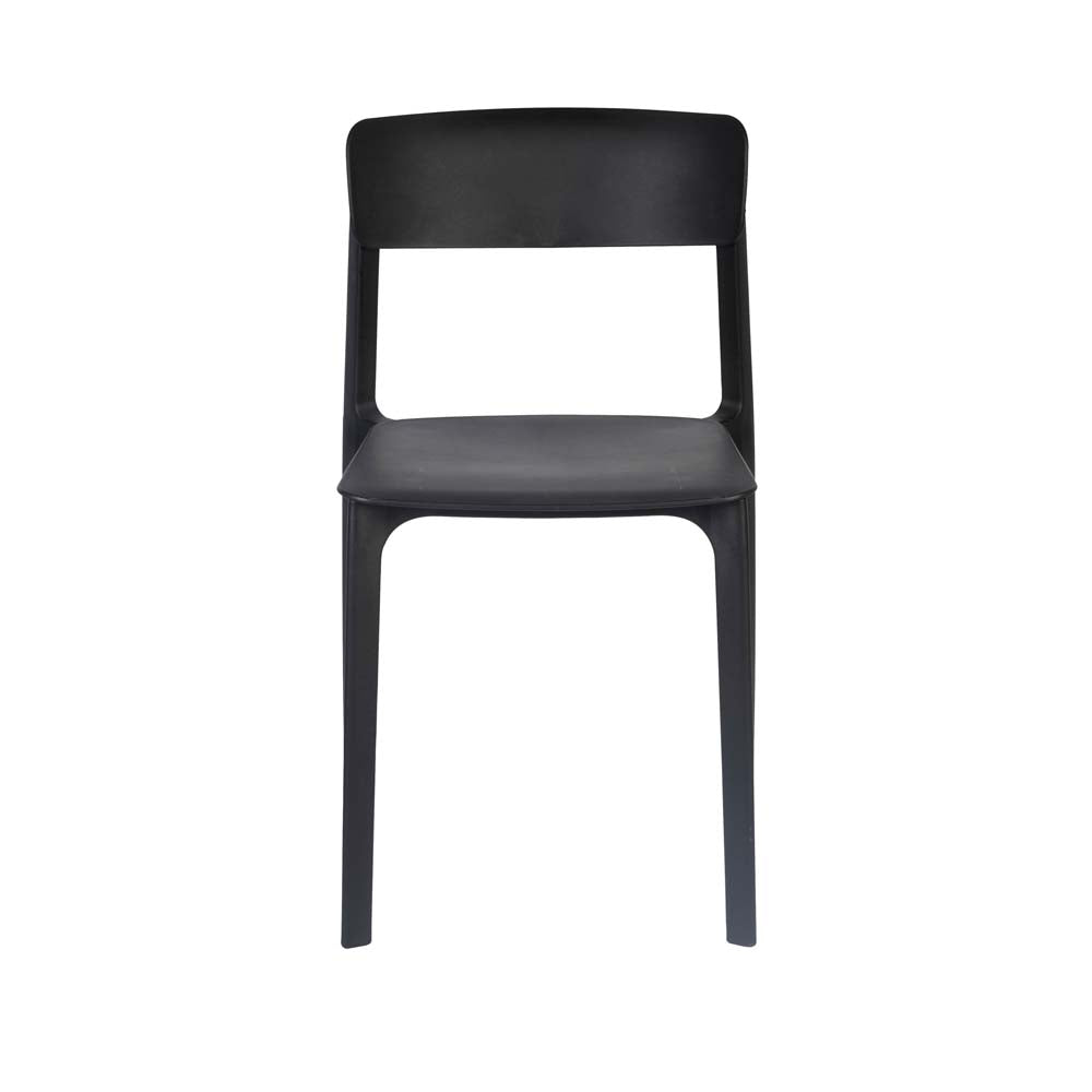 Clive 4-er Set Stühle Schwarz