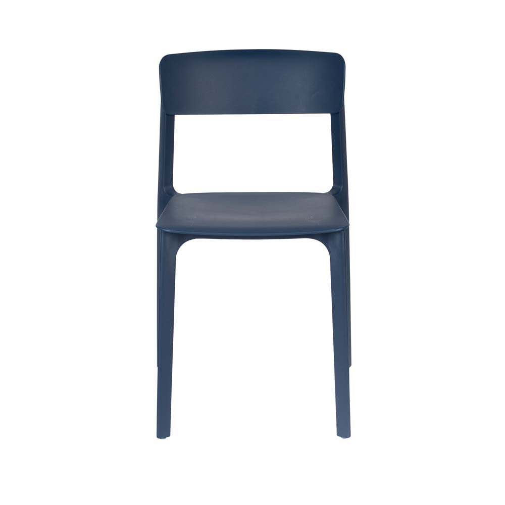 Clive 4-er Set Stühle Dunkelblau