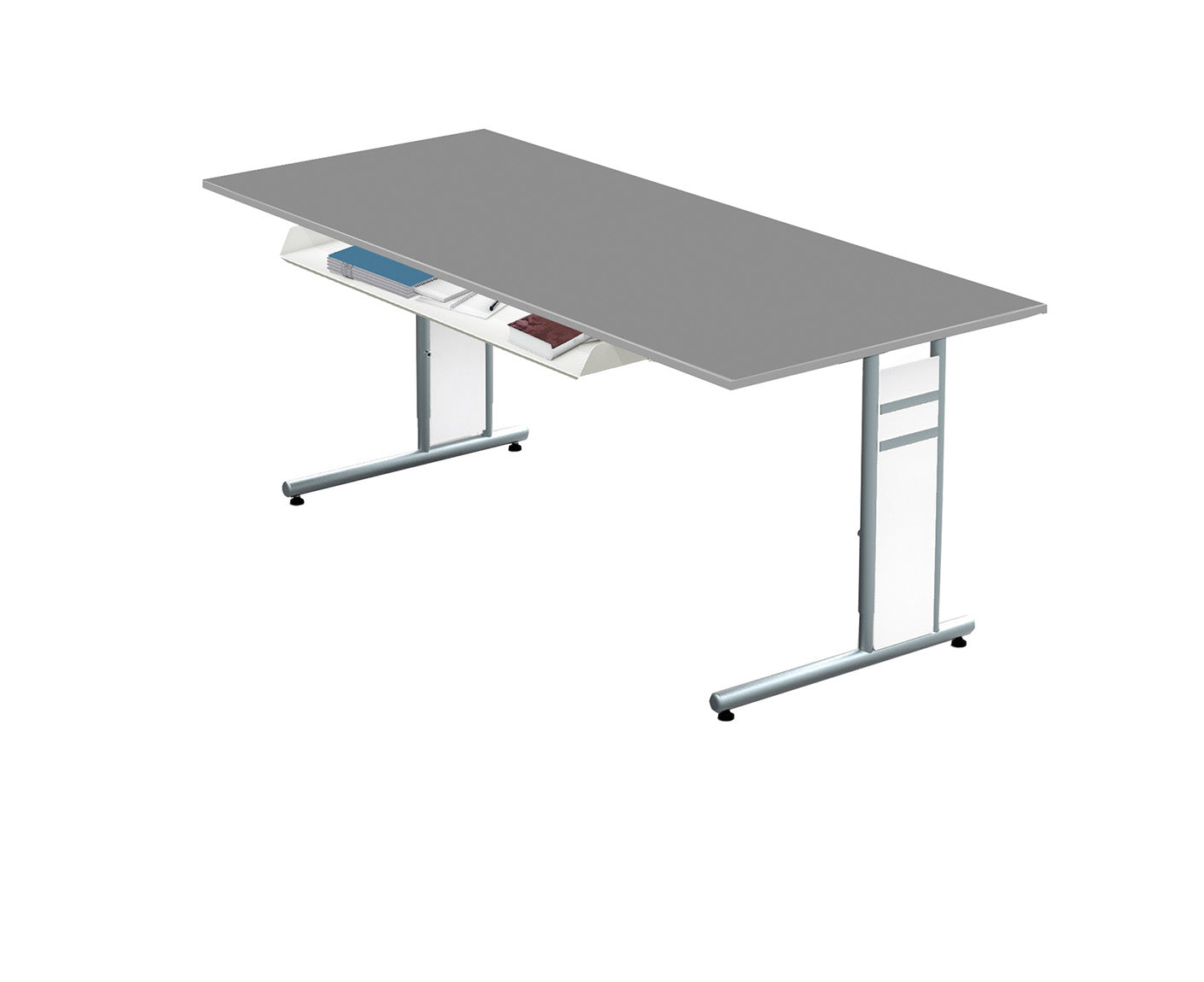 Form 4 Schreibtisch C-Fuß Gestell
