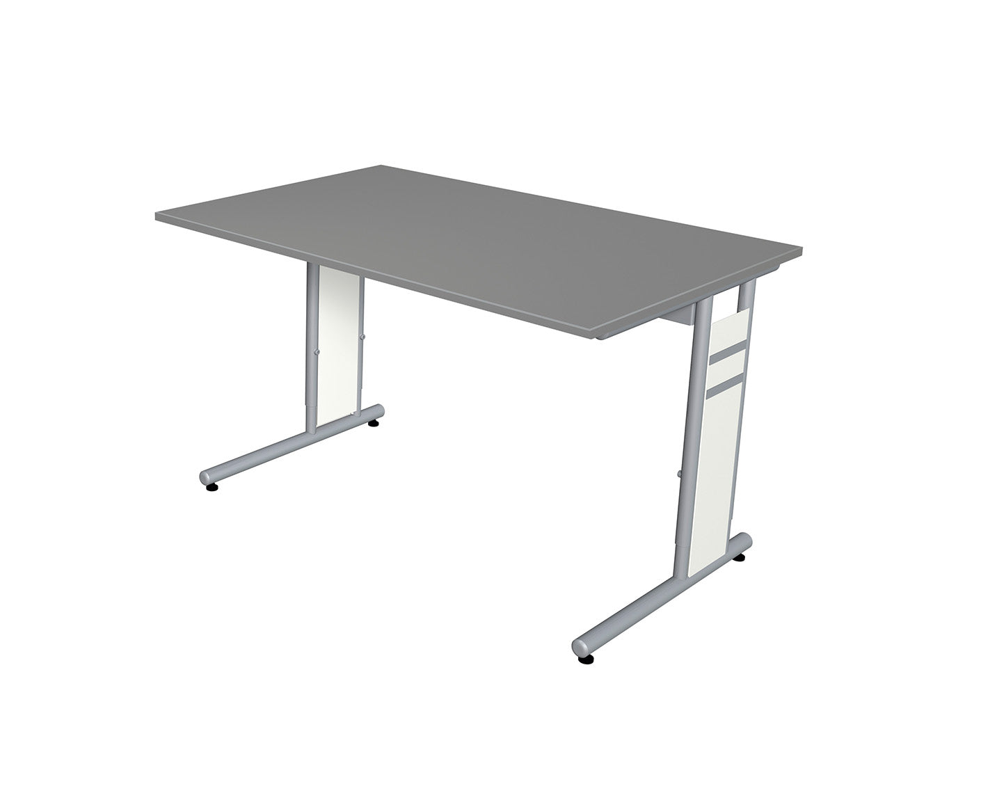 Form 4 Schreibtisch C-Fuß Gestell