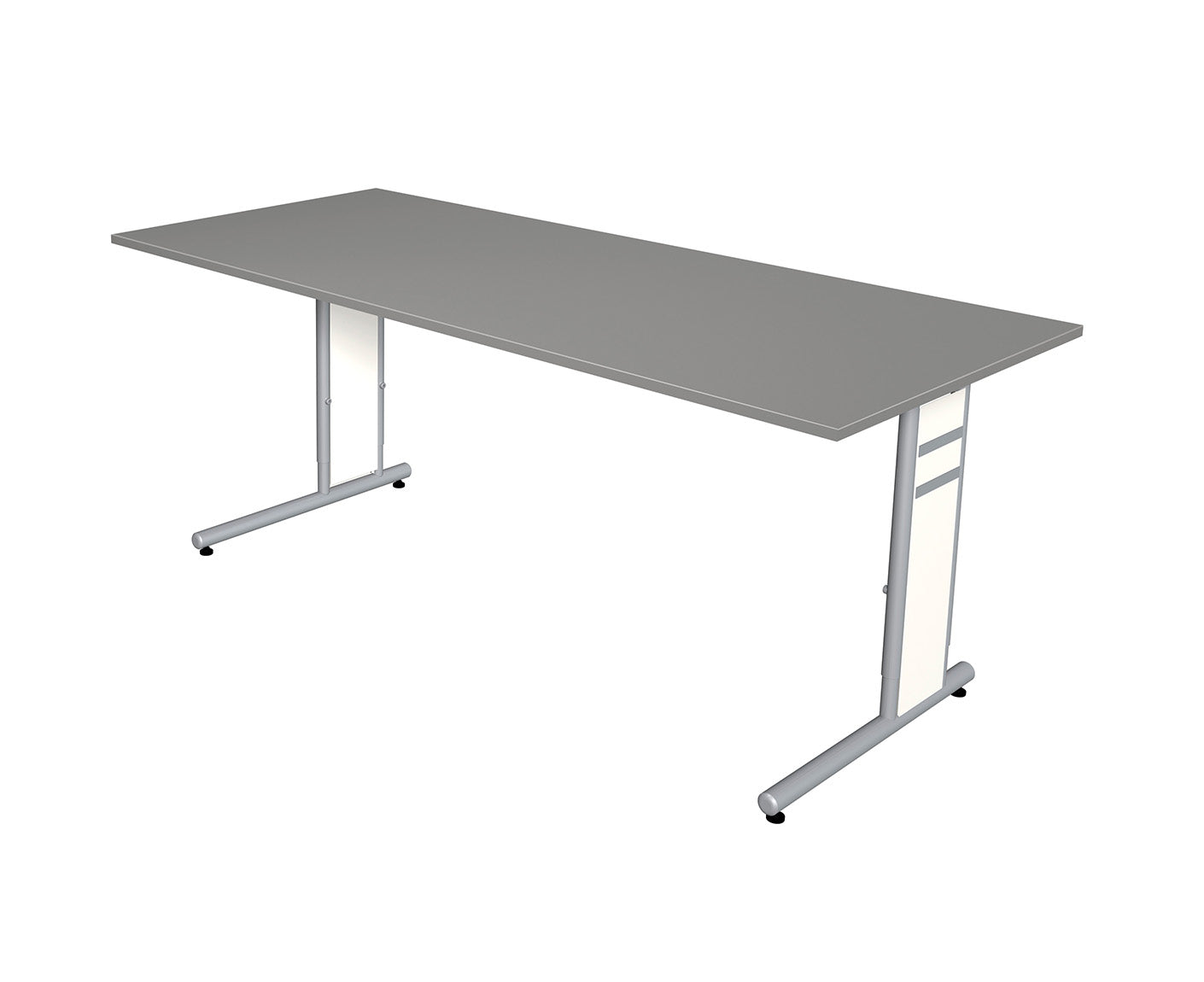 Form 4 Schreibtisch C-Fuß Gestell