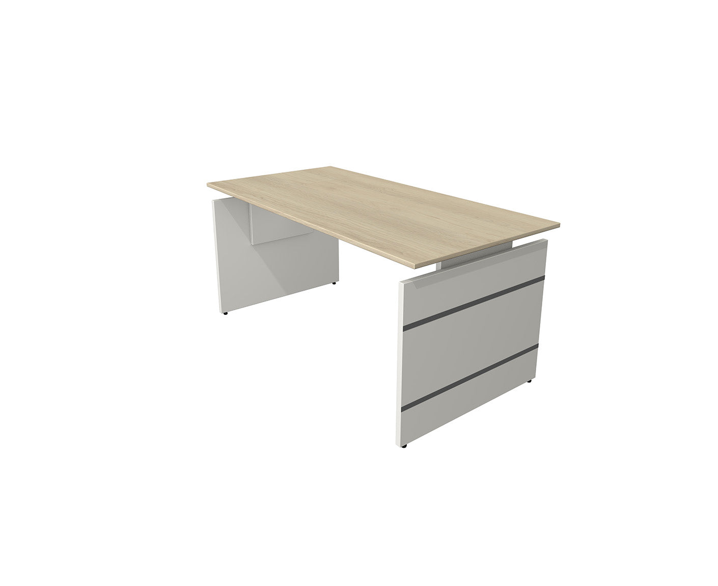 Form 4 Schreibtisch Wangen-Gestell