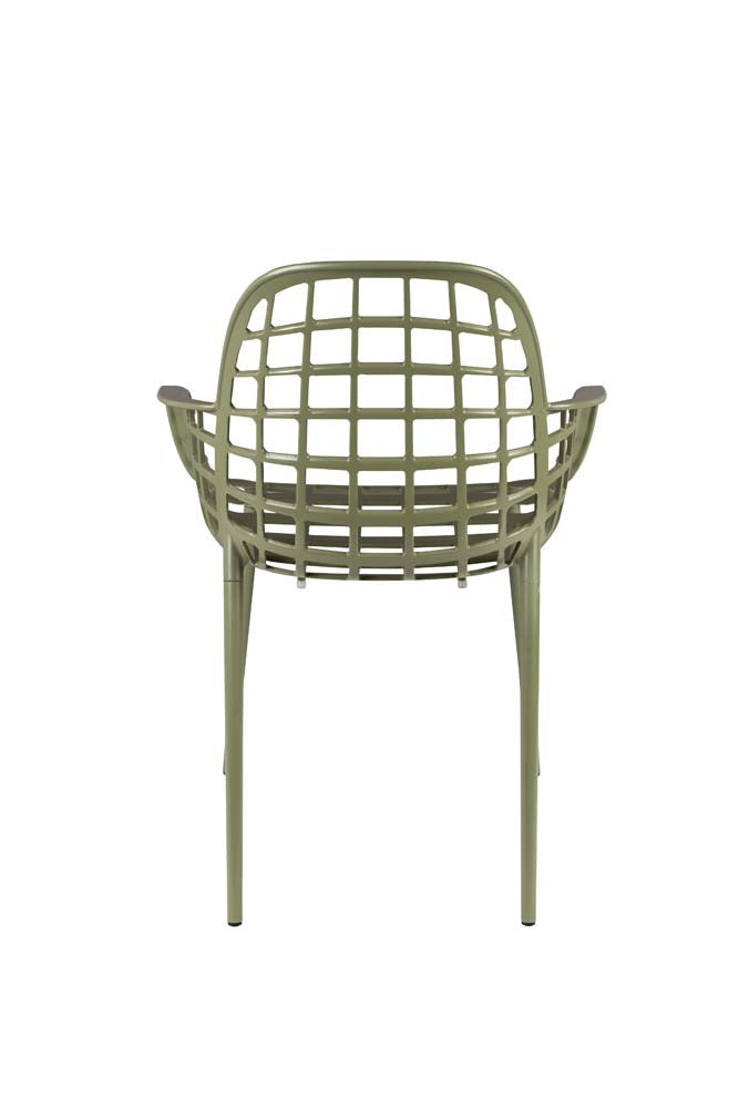 Albert Kuip 2-er Set Gartenarmlehnstühle Grün